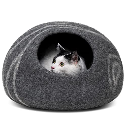 Cama cueva de fieltro premium - MEOWFIA