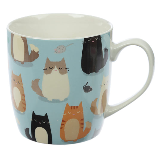 Taza de Porcelana con diseño de gatos - PUCKATOR