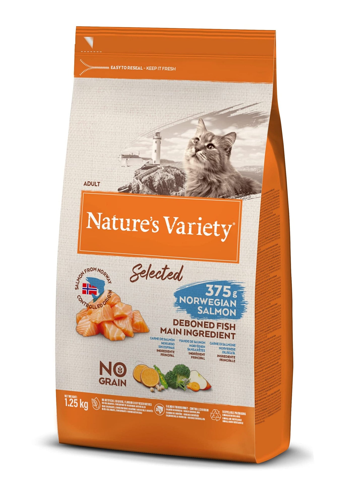 Pienso para Gatos Adultos 1,25kg - NATURE'S VARIETY Selected