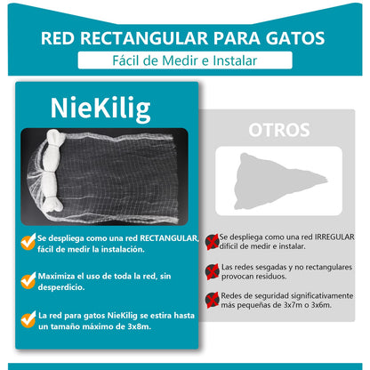 Red de seguridad 8x3m - NIEKILIG