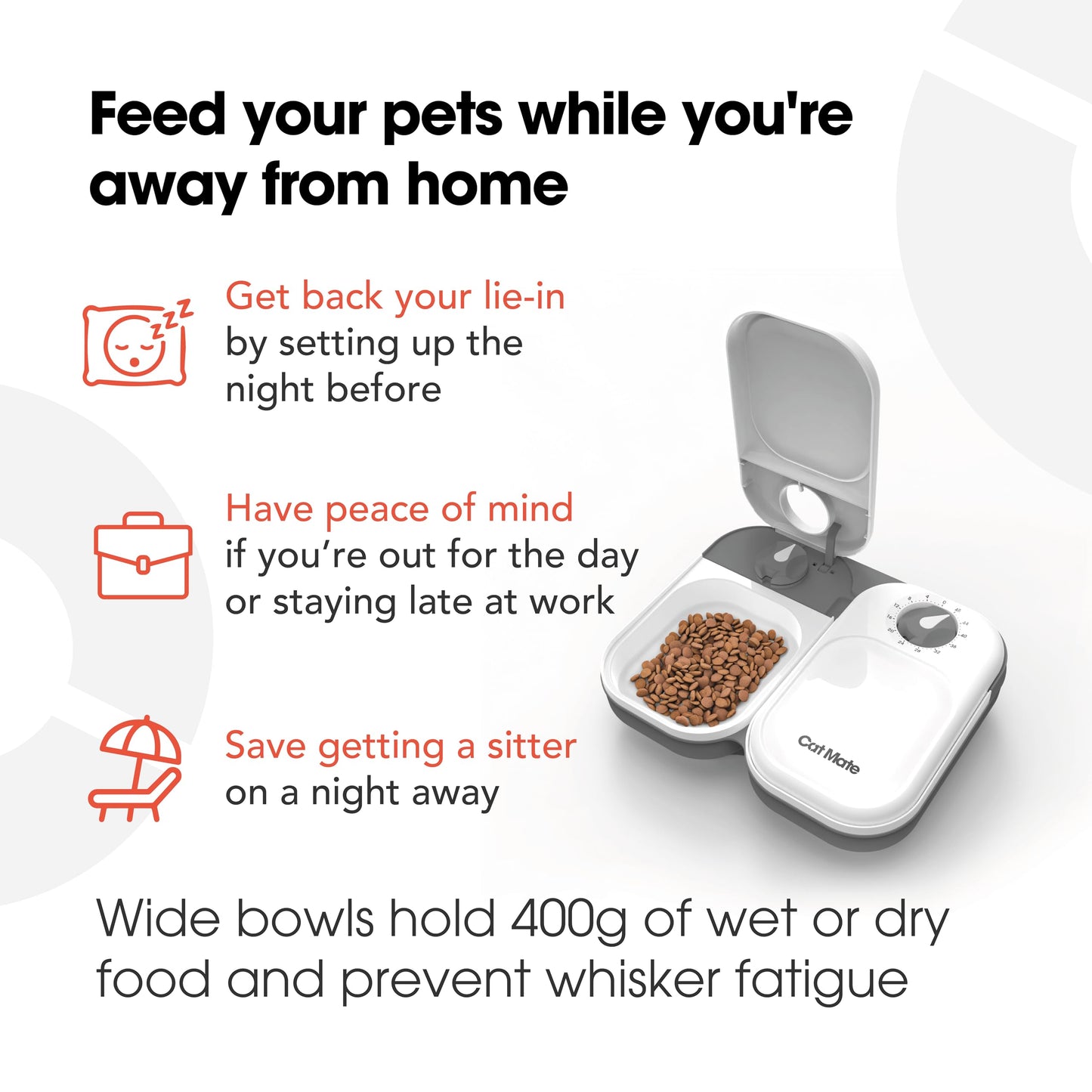 Comedero Automático para Gatos - CAT MATE