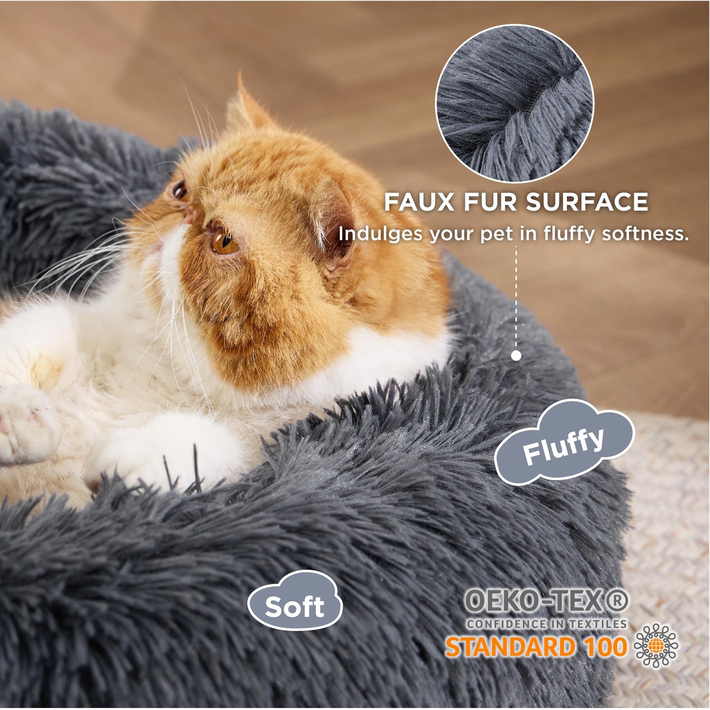 Cama para gatos de felpa - BEDSURE