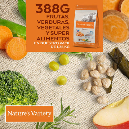 Pienso para Gatos Adultos 1,25kg - NATURE'S VARIETY Selected